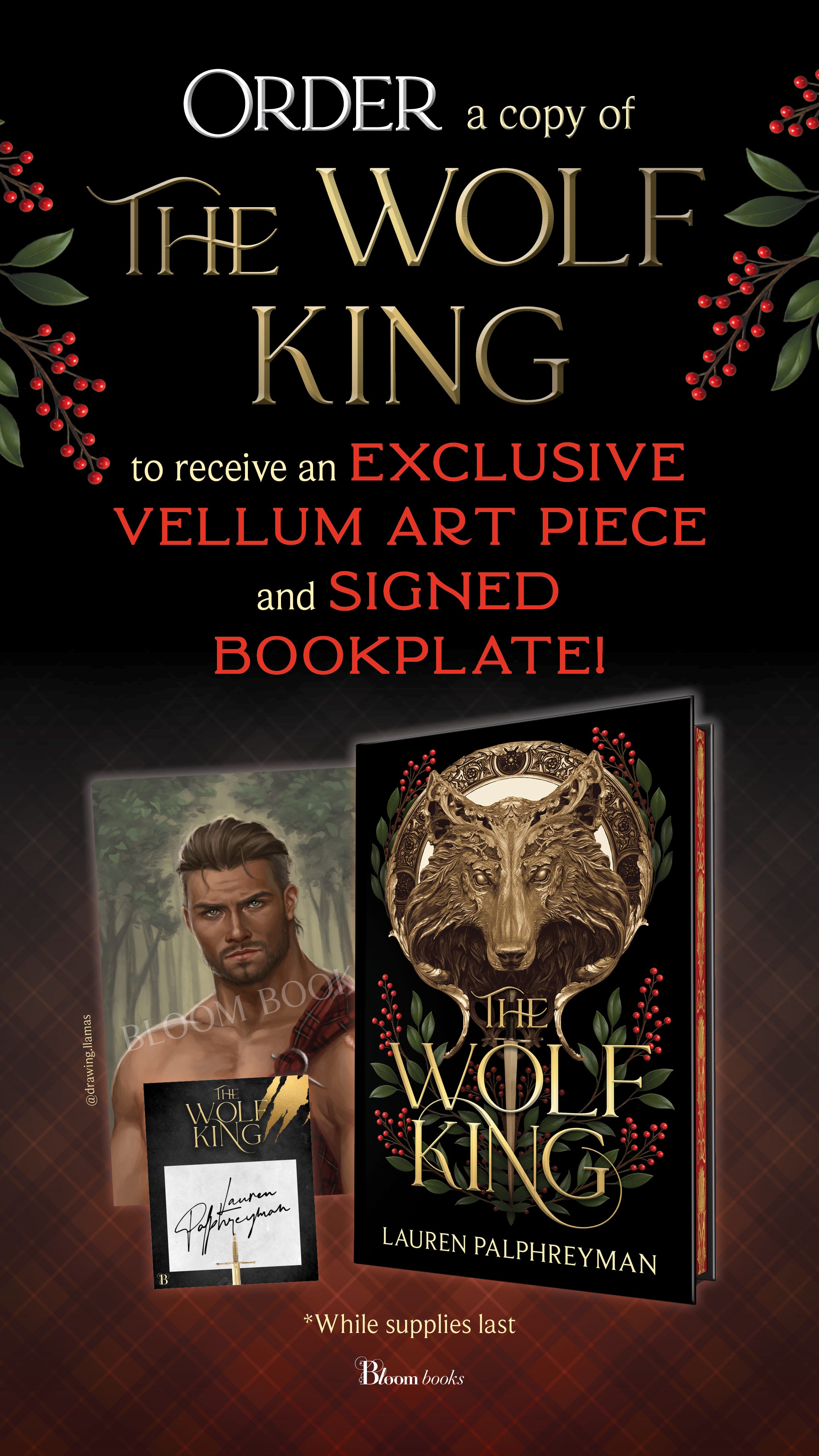 THE WOLF KING by Lauren Palphreyman Preorder Campaign | Bloom Books
