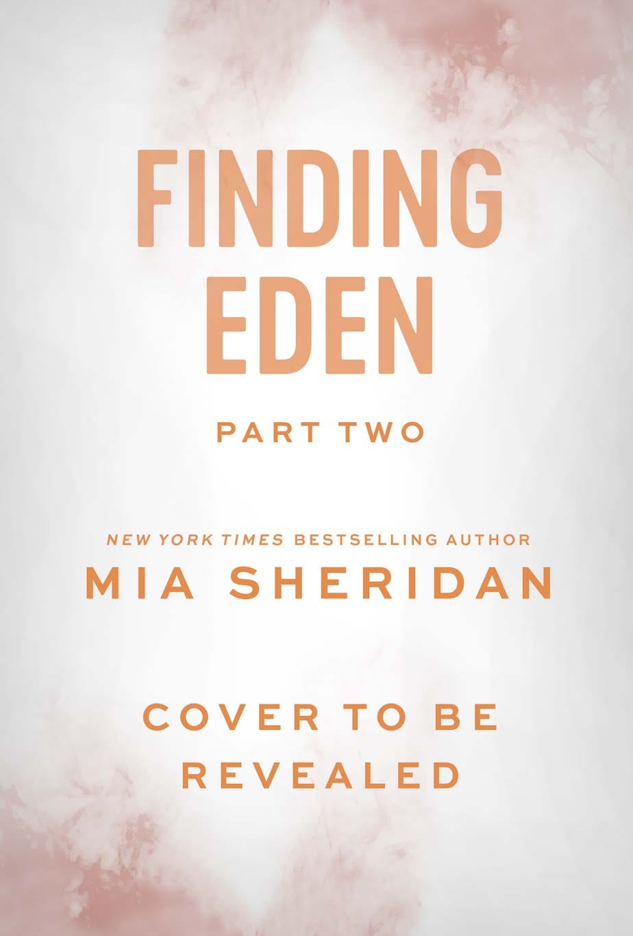 Finding Eden progress in cover image